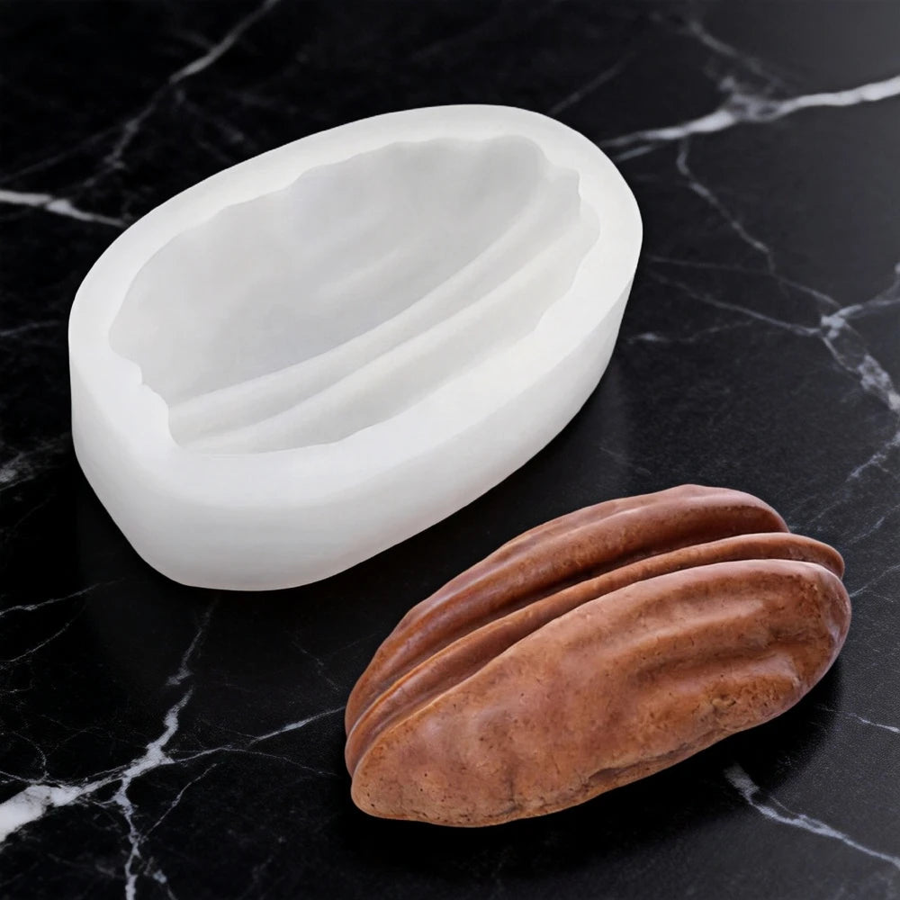 1 or 4-Cell Pecan Nuts Design Silicone Chocolate Mold Food Grade Mousse Cake Mould Pastry Tools Kitchen Dessert Bakeware