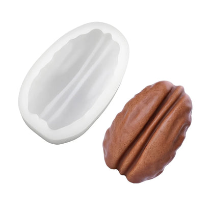 1 or 4-Cell Pecan Nuts Design Silicone Chocolate Mold Food Grade Mousse Cake Mould Pastry Tools Kitchen Dessert Bakeware