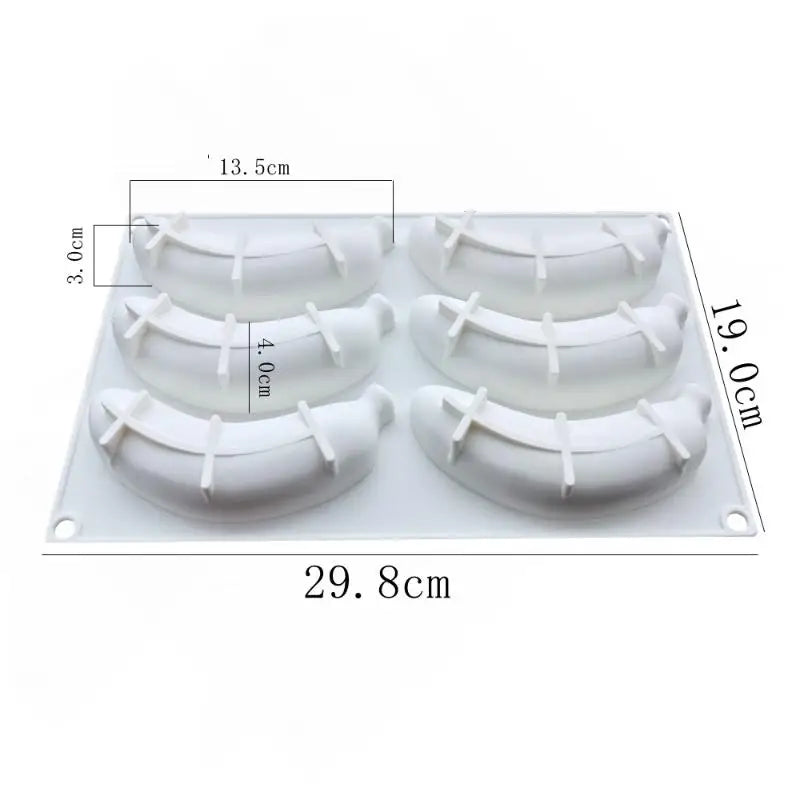 Fruit Banana Silicone Mousse Cake Mold Reusable Chocolate Mold Making Moulds Dessert Tool Baking Decorating Kitchen Supplies 202