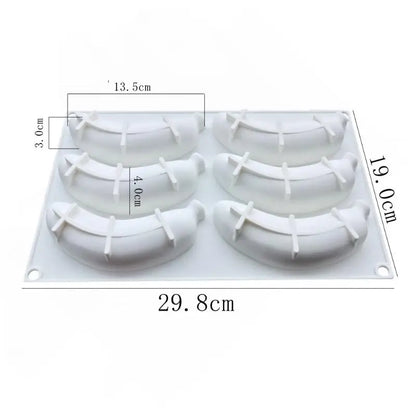 Fruit Banana Silicone Mousse Cake Mold Reusable Chocolate Mold Making Moulds Dessert Tool Baking Decorating Kitchen Supplies 202